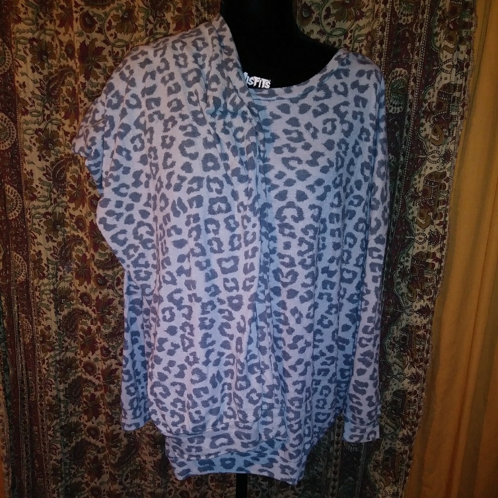 Joe Boxer Leopard Print Capri? Pajama PJ Set 2x